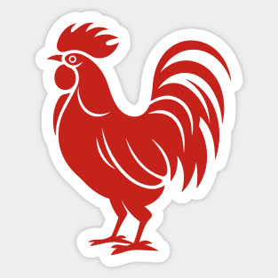 Rooster Sticker